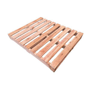 Palettes en bois personnalisables à double entrée, 1200 mm, en sapin et pin, pour le stockage de marchandises logistiques - Product Image 1