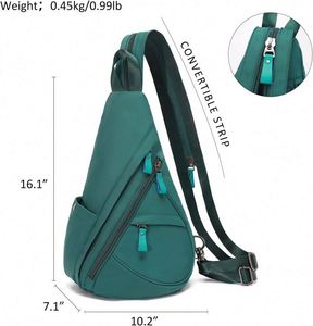 Free Sample polyester Sling Bag - <b>Small</b> Crossbody <b>Backpack</b> Shoulder Casual Daypack Multipurpose Rucksack for <b>Men</b> Women chest bag - Product Image 2