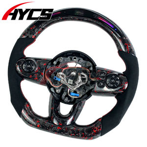 Accessoires intérieurs de voiture de mise à niveau, <span class=keywords><strong>volant</strong></span> personnalisé en fibre de carbone pour BMW <span class=keywords><strong>MINI</strong></span> COOPER JCW F54 F55 F56 F57 F58 R56 R57 R58 R60 - Product Image 5