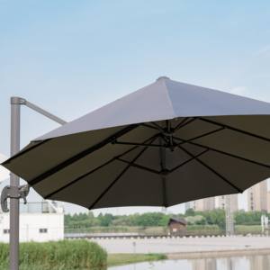 Sombrilla Doble para Patio de 4.6M, Moderna, para Exteriores, con Manivela, para Jardín, Hotel y Gimnasio - Product Image 2