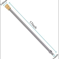 Pistolet de lavage haute pression avec lance d'extension et raccord rapide 1/4 pour nettoyeur de châssis