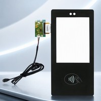 Écran tactile capacitif personnalisé EverGlory avec trous pour caméra NFC, verre tactile PCAP USB pour kiosque de contrôle d'accès