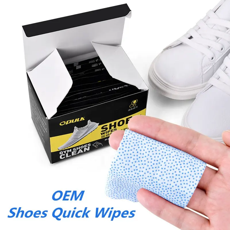 Schuh tücher mit Kieselgel partikeln Erste-Hilfe-Schuh tücher Tragbares, nicht wasch bares Tuch zum Reinigen von Flecken am Rand von Schuhen