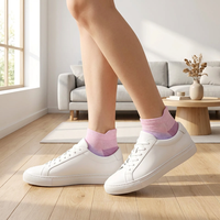 Chaussettes de sport respirantes multicolores pour femmes, chaussettes de sport en nylon rembourrées antidérapantes pour la course à pied, le basketball, l'été