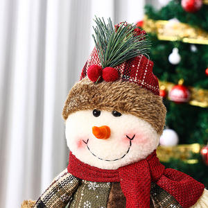 عيد الميلاد ثلج الأيائل أرجل طويلة دمية شجرة عيد الميلاد زخرفة عيد الميلاد لعبة أفخم الديكور دمية محبوك - Product Image 5