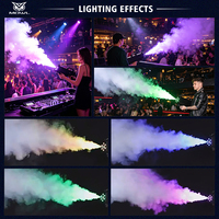 Équipement DJ, machine à fumée LED RGB DMX512 portable, pistolet à jet de fumée pour bar, discothèque, soirée, spectacle