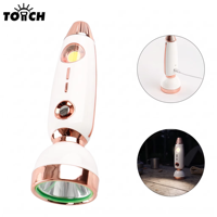 Lampe torche LED à double source lumineuse, portable, avec lumière latérale COB, rechargeable par type-C, solaire, pour le camping, les activités de plein air et les situations d'urgence