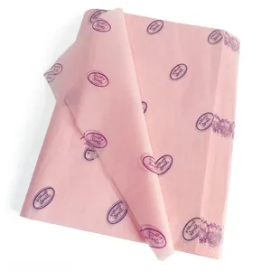 low moq recyclable tissue paper for packaging various color can be choose to print the customized logo wrapping paper for gift