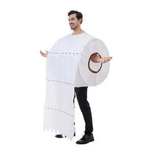 Eraspooky Toilet Paper <b>Costume</b> Adult Unisex Halloween Party Cosplay <b>Costume</b> - Product Image 3