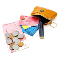 Portefeuille court pour femme en cuir de vachette de qualité supérieure Mount Yanzhi, avec fermeture éclair, porte-clés, en cuir véritable, anti-RFID, multifonctionnel et tendance, directement de l'usine