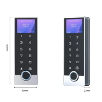 IP68 El nuevo metal WIFI TUYA Tarjeta RFID Sistema de Control de Acceso de puerta independiente control de acceso de contraseña de huellas dactilares