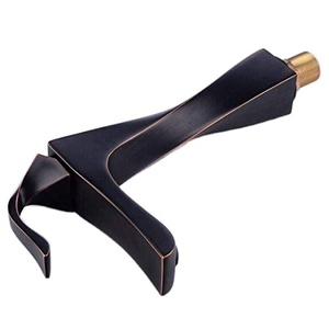 Hiện Đại Duy Nhất Lỗ Brass Lưu Vực Vòi Nước Màu Đen Rửa Lưu Vực Vòi Nước Thiết Kế Đặc Biệt Xử Lý Duy Nhất Xử Lý Chậu Rửa Vòi Nước Cho Phòng Tắm - Product Image 6