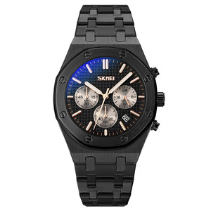 Reloj de Pulsera Skmei 9296 de Cuarzo, Acero Inoxidable, de Lujo, Resistente al Agua, para Hombre - Product Image 3