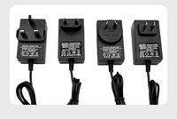 Adaptadores de Corriente CA de Pared con Enchufe Europeo, 12V, 24V, 13V, 16V, 15V, 1A, 1.2A, 1.5A, 2A, 0.5A, 12W, Conexión de Alimentación CC