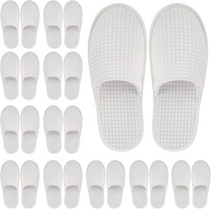 Pantuflas Desechables de Tela para Hotel, Airbnb, Spa, Salón, Fiesta, Invitados de Boda - Talla Única para Adultos - Product Image 1