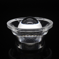 Lentille optique LED de 45 mm du fabricant, lentille LED pour usage commercial et intérieur, lentille à angle réglable