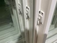 Ventanas Corredizas de PVC de Bajo Costo Directo de Fábrica, Ventanas Corredizas de PVC de Doble Acristalamiento para Proyectos de Construcción, Estilo Americano