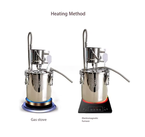 Haute qualité 304 acier inoxydable petit distillateur domestique pour Brandy lavande huile essentielle traitement du vin machines <span class=keywords><strong>de</strong></span> brassage - Product Image 5
