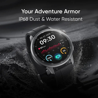 Versión Global Realme Watch S2 Negro, Pantalla AMOLED de 1.43 Pulgadas, Motor Super IA, Batería de Hasta 20 Días