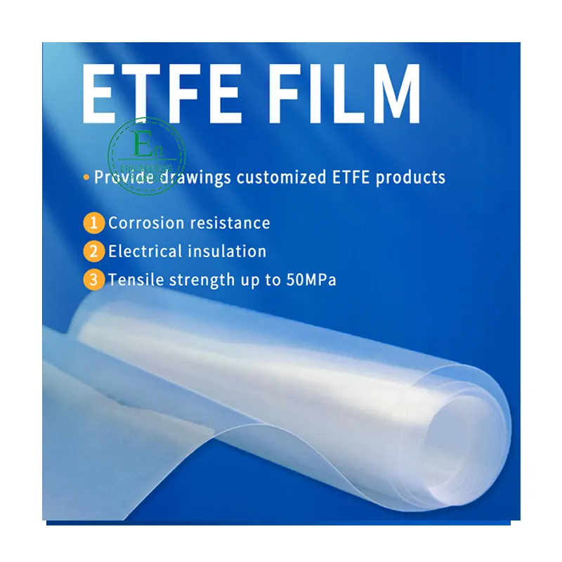 Grosir FILM ETFE putih 0.3mm panel surya bahan baku lembaran belakang surya Film Pet Etfe