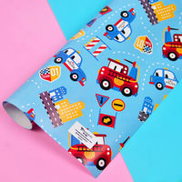 Emballage en papier doré recyclable, personnalisable, pour cadeaux, taille sur mesure, vente en gros