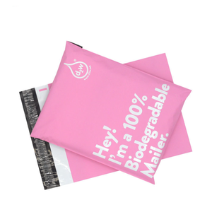Factory manufacturer 100% biodegradable D2W custom printed poly mailer bag self sealing courier plastic bags shipping bag