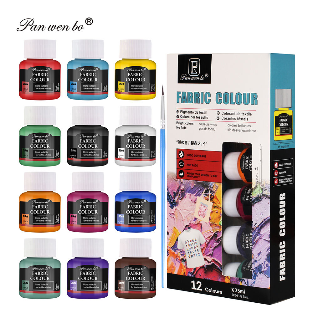 12 couleurs COULEUR DE TISSU
