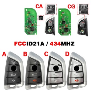 Clé de télécommande intelligente d'origine CN006133 pour <span class=keywords><strong>BMW</strong></span> Classe G, <span class=keywords><strong>4</strong></span> boutons, FCC <span class=keywords><strong>ID</strong></span> : N5F-ID21A, IC : 3248A-ID21A, 434 MHz, puce 49 - Product Image 1