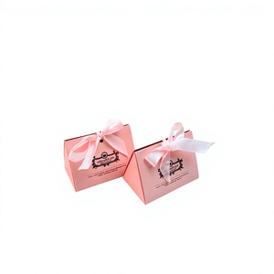 Elegant Custom Luxury Paper Gift <b>Bags</b> with Bow Reusable Wedding Gift <b>Bags</b> for Guests with Logo - Product Image 1