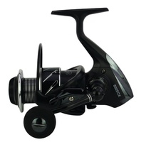 Moulinet de pêche à lancer Byloo Round Full Metal Drum Brand Black Hawk Ll