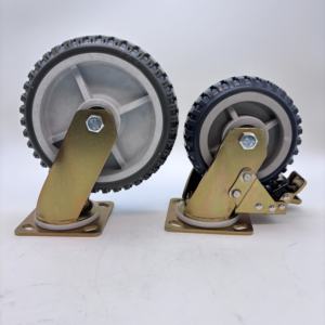 4 5 6 8 Polegada Heavy Duty PP Universal Rodízio Bloqueio Rodízio Rodas para Equipamentos Recipiente - Product Image 3