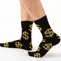 Chaussettes d'été en gros d'usine, antibactériennes, antidérapantes, jetables, à motif lettres, chaussettes de mode pour hommes, chaussettes personnalisées