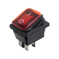Kcd4 16A/20A 250V Led Interrupteur Rocker Étanche 4 Broches