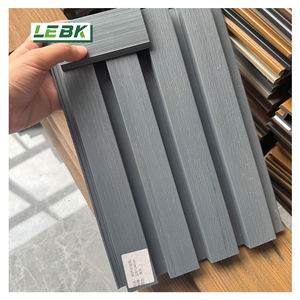 Panneau mural extérieur moderne en WPC plat pour application extérieure, design imperméable, échantillon gratuit, panneau mural moderne - Product Image 2