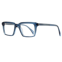 Vente en gros de lunettes à monture optique en acétate de machine CNC à la mode monture optique en acétate