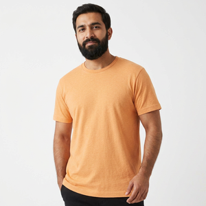 Camiseta para Hombre, Juvenil y Adulto, Estilo Urbano, Moda, Venta al por Mayor, Logotipo Personalizado, Informal, 100% Algodón, Alta Calidad, Cuello Redondo, OEM, Secado Rápido - Product Image 1