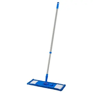 제조 Microfiber 망원경 손잡이 셔닐 실 편평한 Mop 빨 수 있는 천장 청소 편평한 Mop