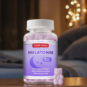 Trên bán đêm tốt đường Melatonin Gummies Thảo Dược Chăm sóc sức khỏe bổ sung cho hệ thống miễn dịch điều chỉnh giấc ngủ chất lượng cải thiện - Product Image 1