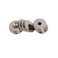 Imán de neodimio N52 con orificio para tornillo, imán de potencia con orificio, imán de SmCo, imán de neodimio con orificio para tornillo