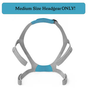 Bandeau de remplacement simple pour <span class=keywords><strong>Resmed</strong></span> F30, sans accessoires, lavable en boucle auto-agrippante - Product Image 1