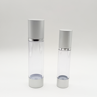 Flacon pompe sans air personnalisé 15ml 30ml 50ml 100ml Emballage cosmétique en plastique pour crème, lotion, sérum pour soins de la peau