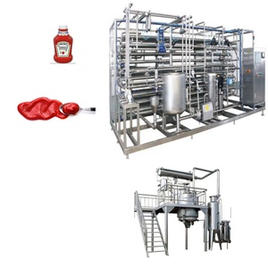 Ligne de production et d'emballage de pâte de tomate, de ketchup et de confiture à grande vitesse, pour machines à fruits et légumes, avec capacité de production accrue - Product Image 1