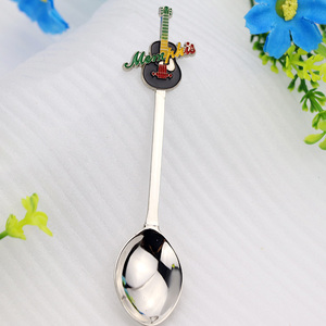 Thìa Kim Loại Lưu Niệm Ghi Ta Hợp Kim Kẽm Sưu Tập Tùy Chỉnh Bán Sỉ - Product Image 3