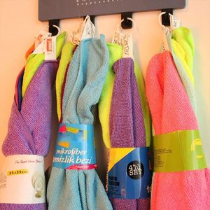 Wholesale Crystal Plated Microfiber Warp Woven Wash Towel Polishing Waxing Fiber Wipe Scouring <b>Pad</b> Car Cleaning - Product Image 2