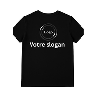 T-shirt en coton 100% premium avec logo imprimé personnalisé, T-shirt personnalisé pour homme, fabricant de T-shirt de marque personnalisé, T-shirt de conception propre pour homme