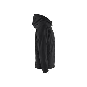 BLAKLADER-Sweat à capuche 336325269933S avec fermeture éclair complète Noir/Jaune-EAN 7330509550212 WORK HOODIES - Product Image 5