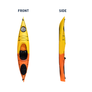 चीन में बैठने canoa समुद्र मिलकर कश्ती नाव पतवार प्रणाली और पेडल पैर के साथ 3.3m hoby - Product Image 4