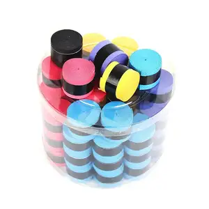 Anti-Slip Overgrip Tennis And Badminton Racket Grip Tape Super Absorbent PU Racquet Handle Grip With Perforated Design
