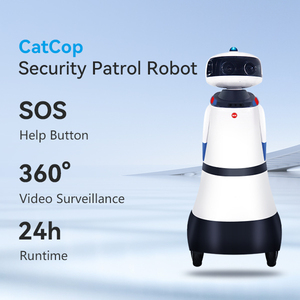 24H Autonomous Security Patrol <strong>Robot</strong> HD Camera Real-time Monitoring AI Inspection <strong>Robot</strong> for Factory Park Community - Product Image 4