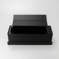Estuche de Regalo para Vino Sostenible |   Caja de Papel Rígida Magnética Plegable con Recubrimiento para Marca de Viñedo, para Empaque de Vino